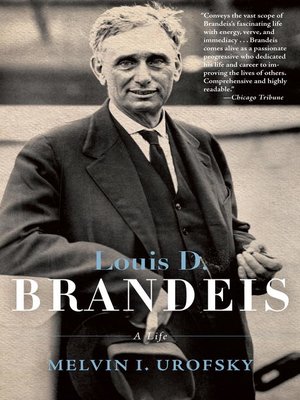cover image of Louis D. Brandeis